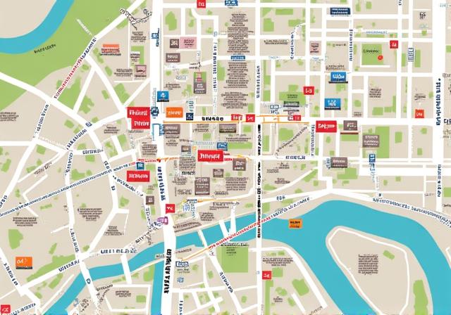 銀座の地図とランドマーク